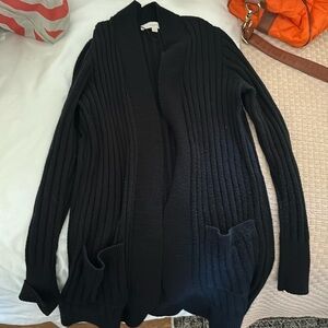 Loft cozy long cardigan with pockets worn once